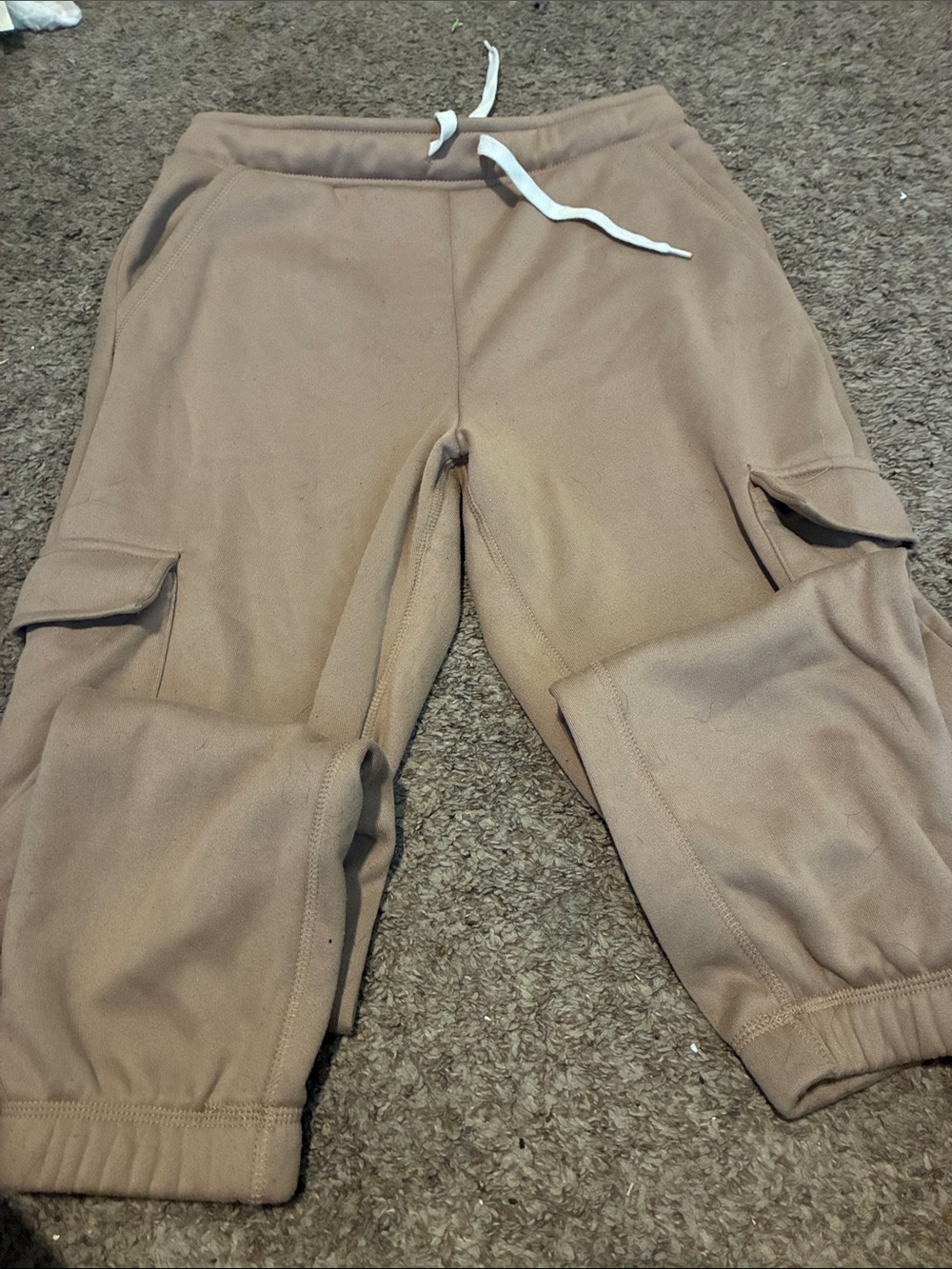 Women’s Cargo Jogger Pants - Tan